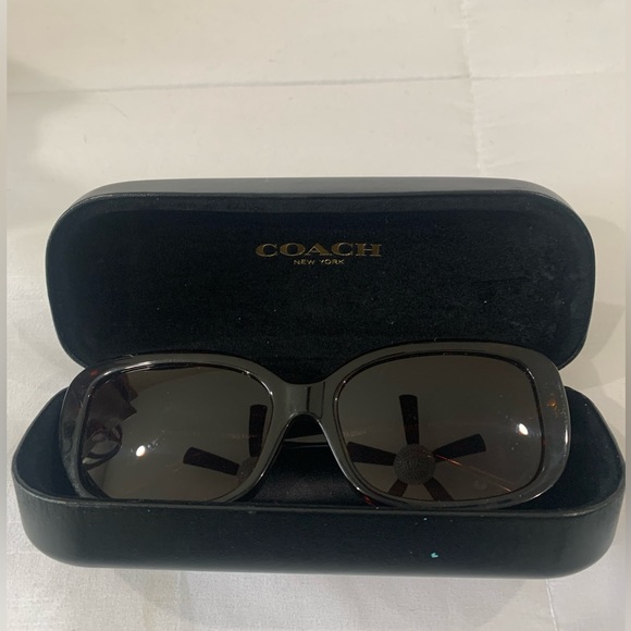Coach Tortoise Shell Frame Sunglasses - Picture 2 of 5